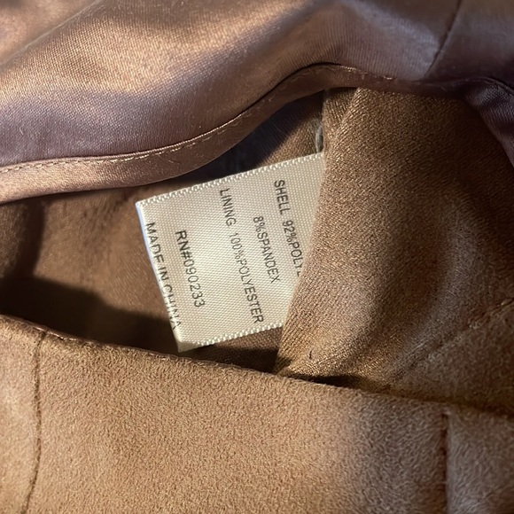 Kendall & Kylie Tan A-Line Mini Skirt with Button Detail - Picture 6 of 6